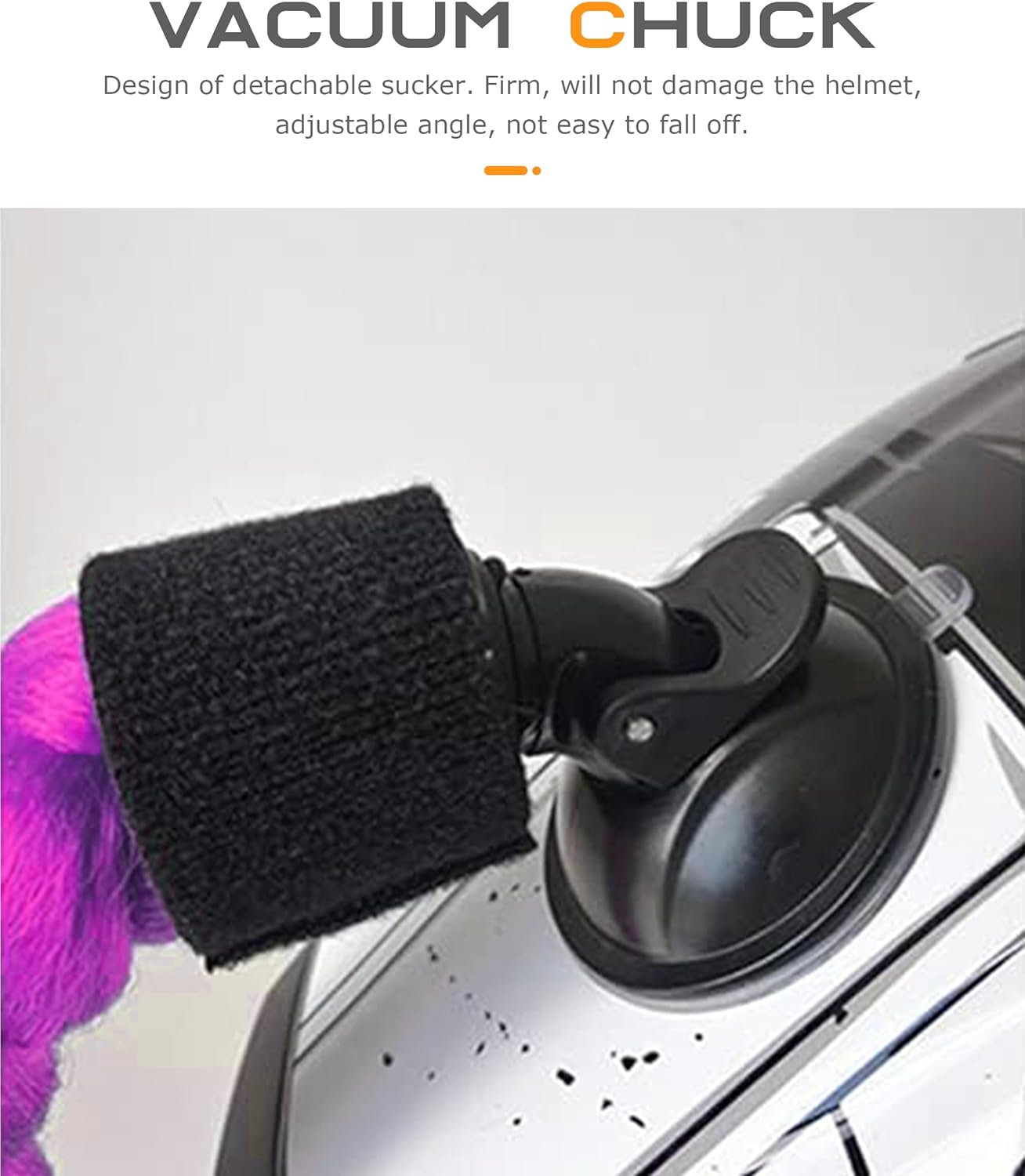 Tresse violette pour casque moto Harley Quinn – Image 3