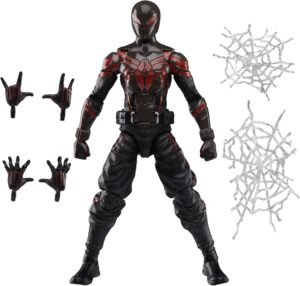 Figurine Spider-Man Miles Morales Brooklyn 2099 Marvel Legends, noir
