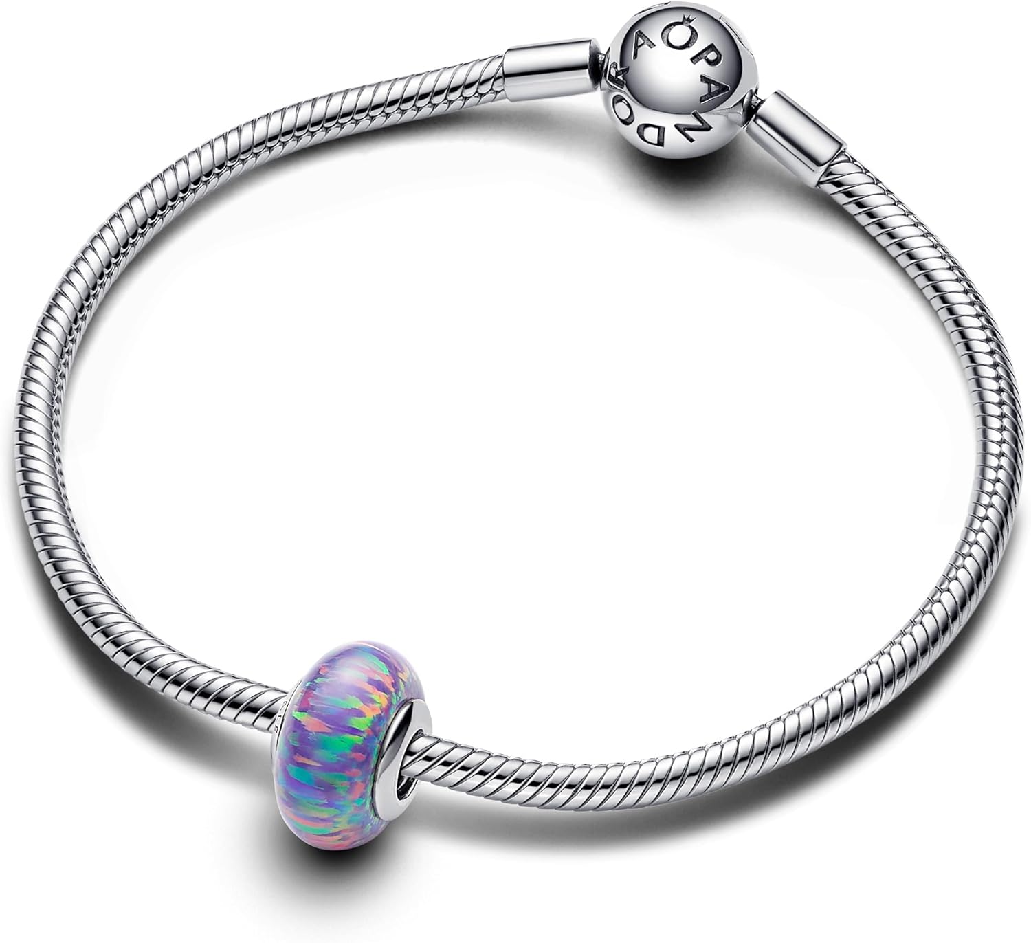 Breloque Pandora Stranger Things en opale violette et argent sterling – Image 3