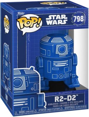 Figurine Funko Pop! R2-D2 Blueprint en vinyle - Star Wars