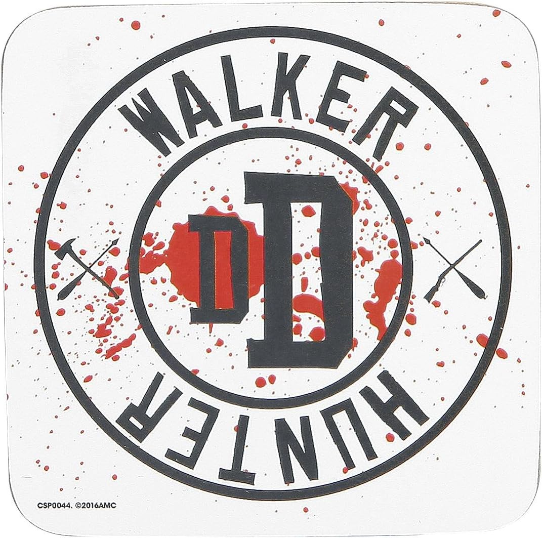 Dessous de verre Daryl The Walking Dead, pack format 9 x 9 cm – Image 3
