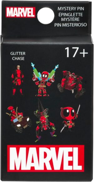 Broche pin en émail Boîte Mystère Deadpool Marvel Loungefly Funko