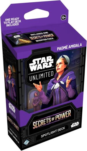 Deck de démarrage Padmé Amidala Star Wars Unlimited Secrets of Power version anglaise