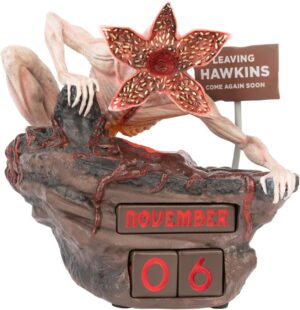Calendrier perpétuel Démogorgon Stranger Things en figurine 3D