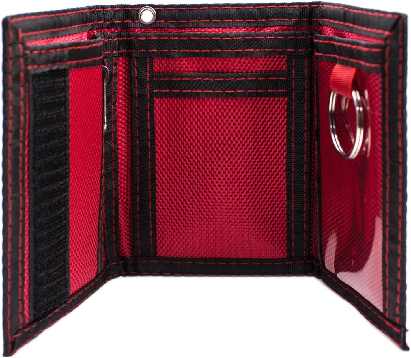 Portefeuille trifold Dead Pool Wade rouge avec porte-cartes et poche à monnaie – Image 2
