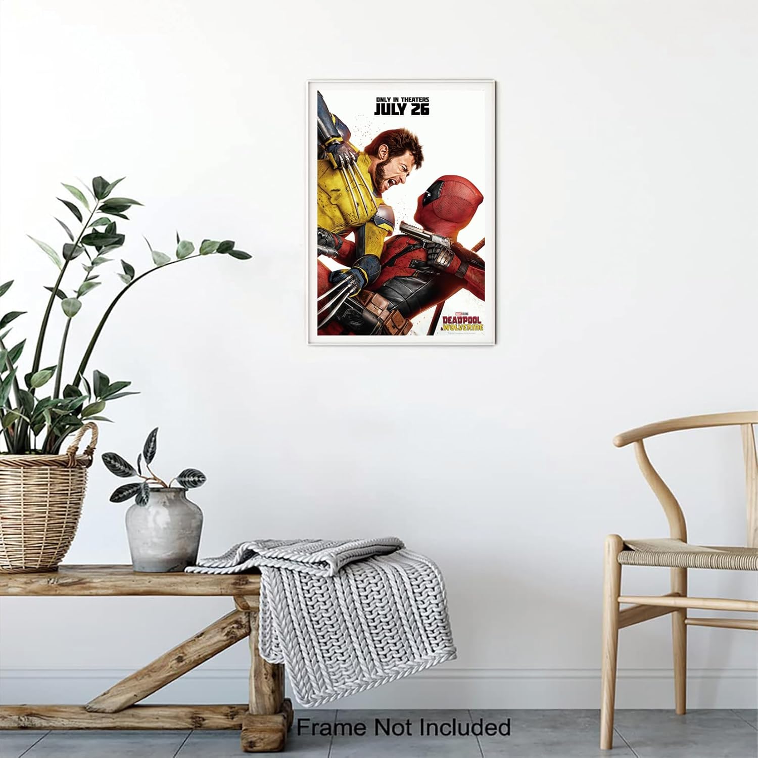 Poster mural Marvel Deadpool & Wolverine film 2, format 38 x 58 cm – Image 3