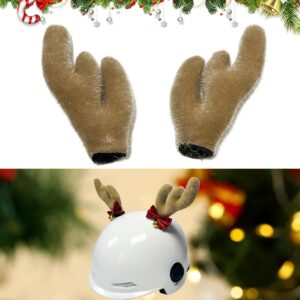 Cornes de cerf en peluche pour casque moto Deadpool, 1 paire 12 cm