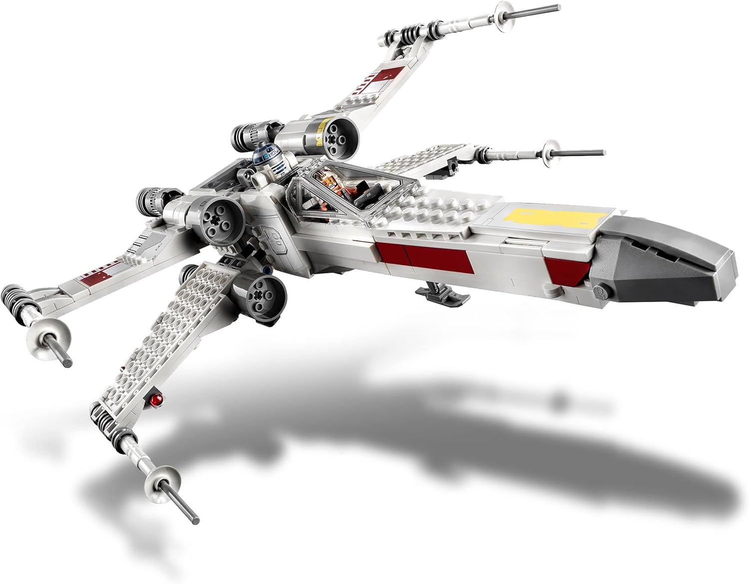 X-Wing Fighter LEGO Star Wars de Luke Skywalker avec Leia et R2-D2 – Image 3