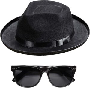 Set Blues Man Breaking Bad avec chapeau et lunettes