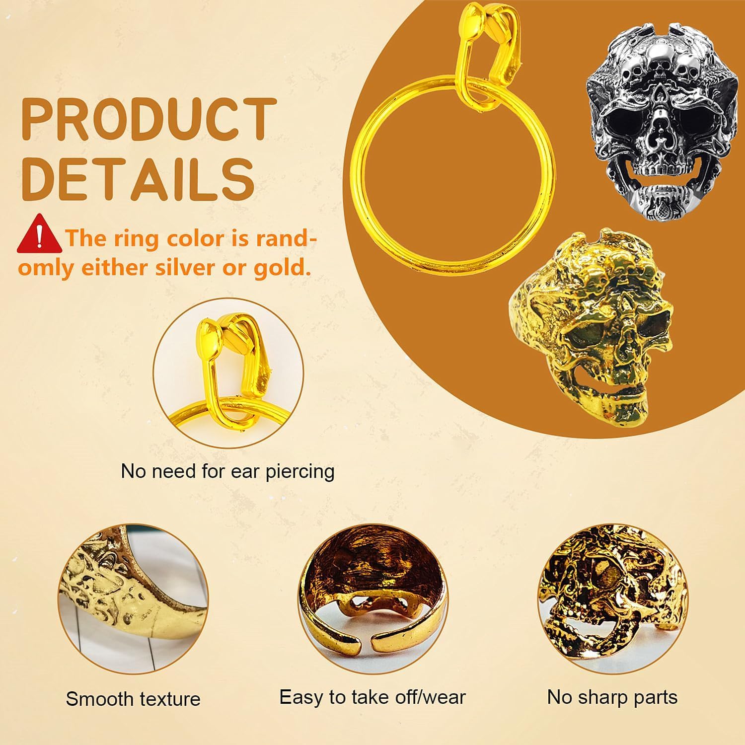 Accessoires de pirate 7 pièces avec bandana et ceinture Ginkago – Image 5