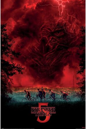 Poster maxi Stranger Things 5 Vecna Sky 61 cm x 91,5 cm