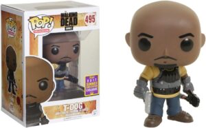 Pop T-Dog The Walking Dead SDCC Summer Convention Exclusives en boîte d'origine à fenêtre