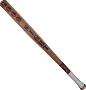 Batte Harley Quinn en bois massif pour cosplay femme, fille et enfant