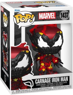 Figurine Marvel Iron Man Carnageized en vinyle 9,5 cm