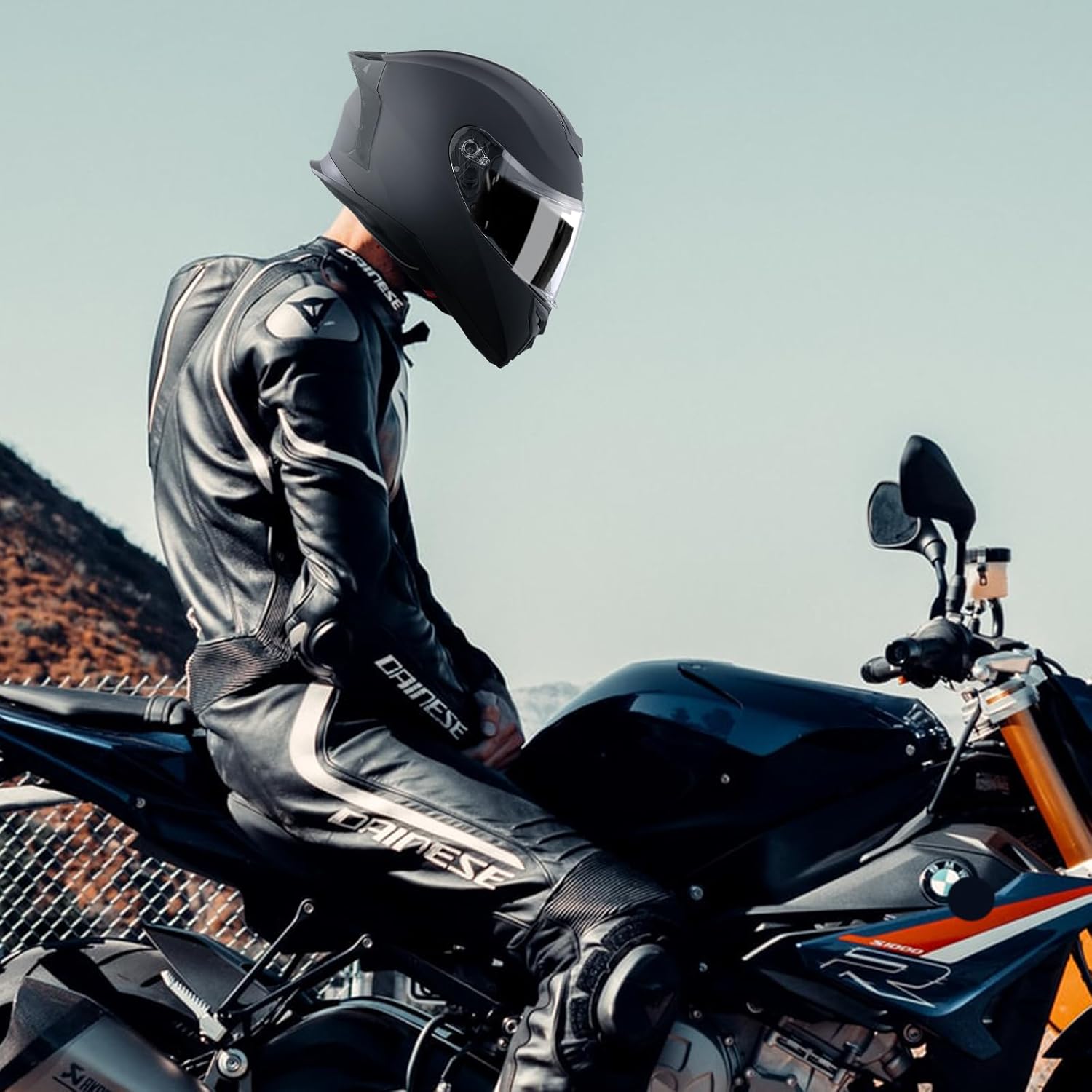 Casque moto intégral Deadpool avec emplacement Bluetooth et lentille interchangeable – Image 8