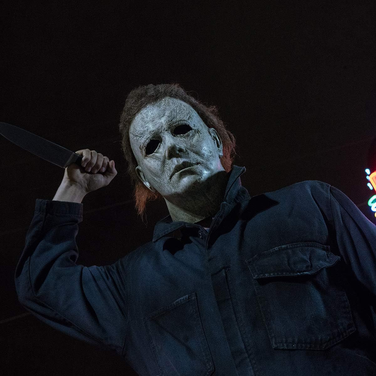 Masque Michael Myers gris en latex pour cosplay Halloween – Image 6