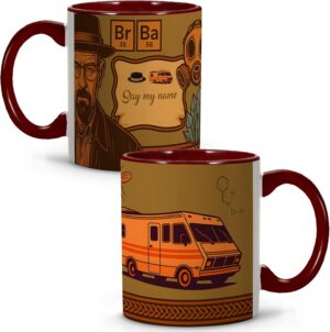 Tasse Breaking Bad Walter avec caravane illustrée