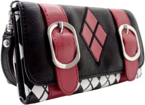 Portefeuille noir à boucle Harley Quinn Suicide Squad
