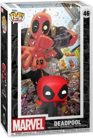 Funko Pop! Comic Cover Marvel Skrull Deadpool, Deadpool en costume noir #1