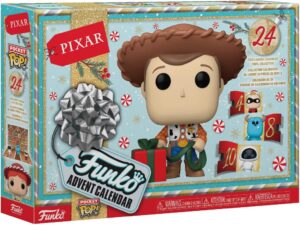 Calendrier de l'Avent Funko Pixar 2024 avec 24 mini-figurines en vinyle