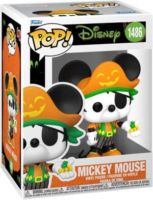 Figurine Funko Pop Disney Mickey Mouse pirate Halloween en vinyle 9,5 cm