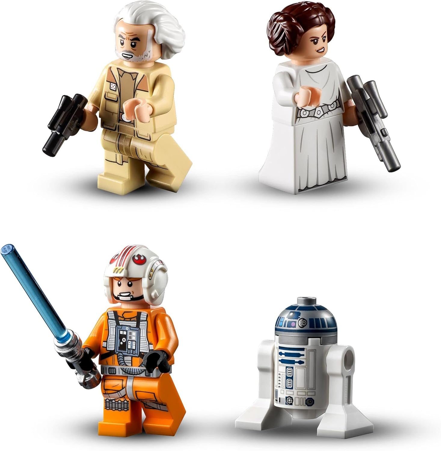 X-Wing Fighter LEGO Star Wars de Luke Skywalker avec Leia et R2-D2 – Image 5