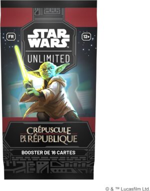 Star Wars Unlimited Crépuscule de la République, booster aléatoire 16 cartes