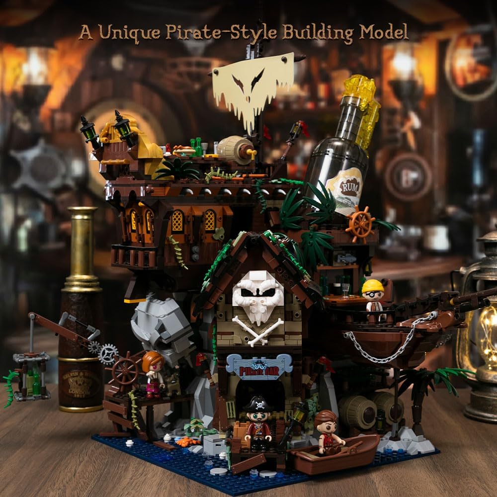 PAN TASY Taverne de pirates modulaire avec bar terrasse, 58 cm – Image 6