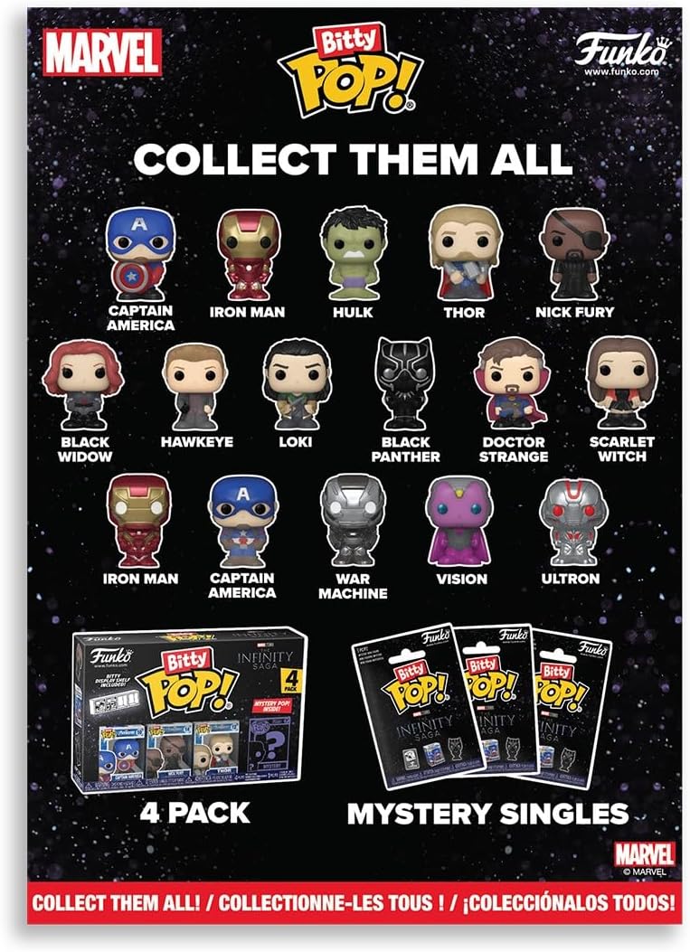 Calendrier de l'Avent Marvel Comics Bitty Pop! Funko avec 24 mini figurines en vinyle – Image 4