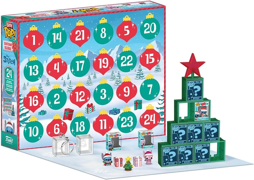 Calendrier de l'avent Stitch Lilo et Stitch avec 24 surprises Funko Bitty Pop! – Image 2