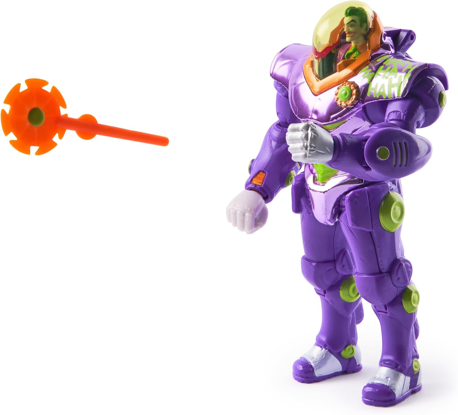 Figurine DC Comics The Joker Metal Force 2 en 1 avec mini figurine et armure intégrés – Image 5