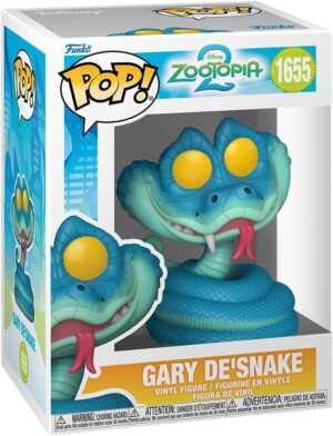 Figurine Funko Pop Gary De'Snake Disney Zootopia 2 en vinyle 9,5 cm