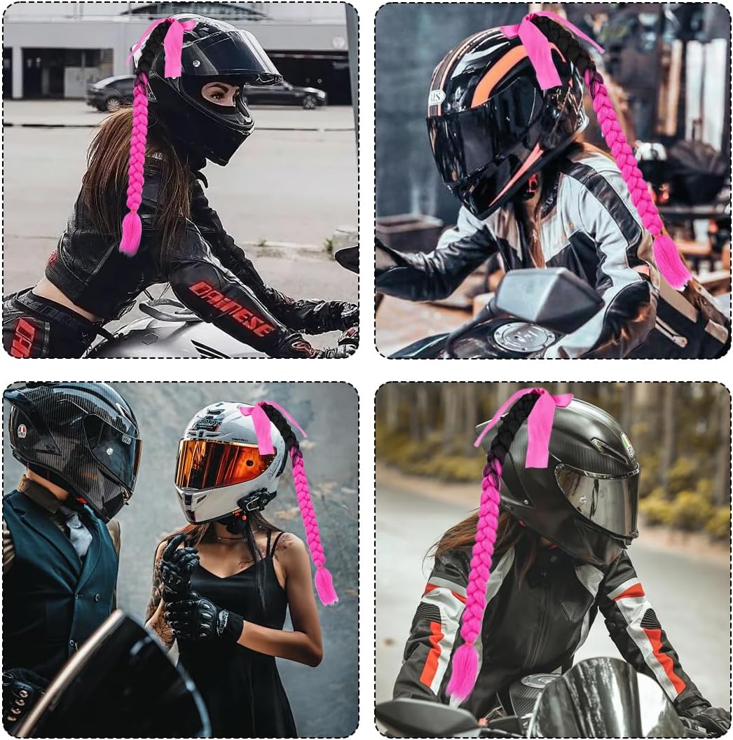 Tresse de casque moto Deadpool avec ventouse amovible – Image 6