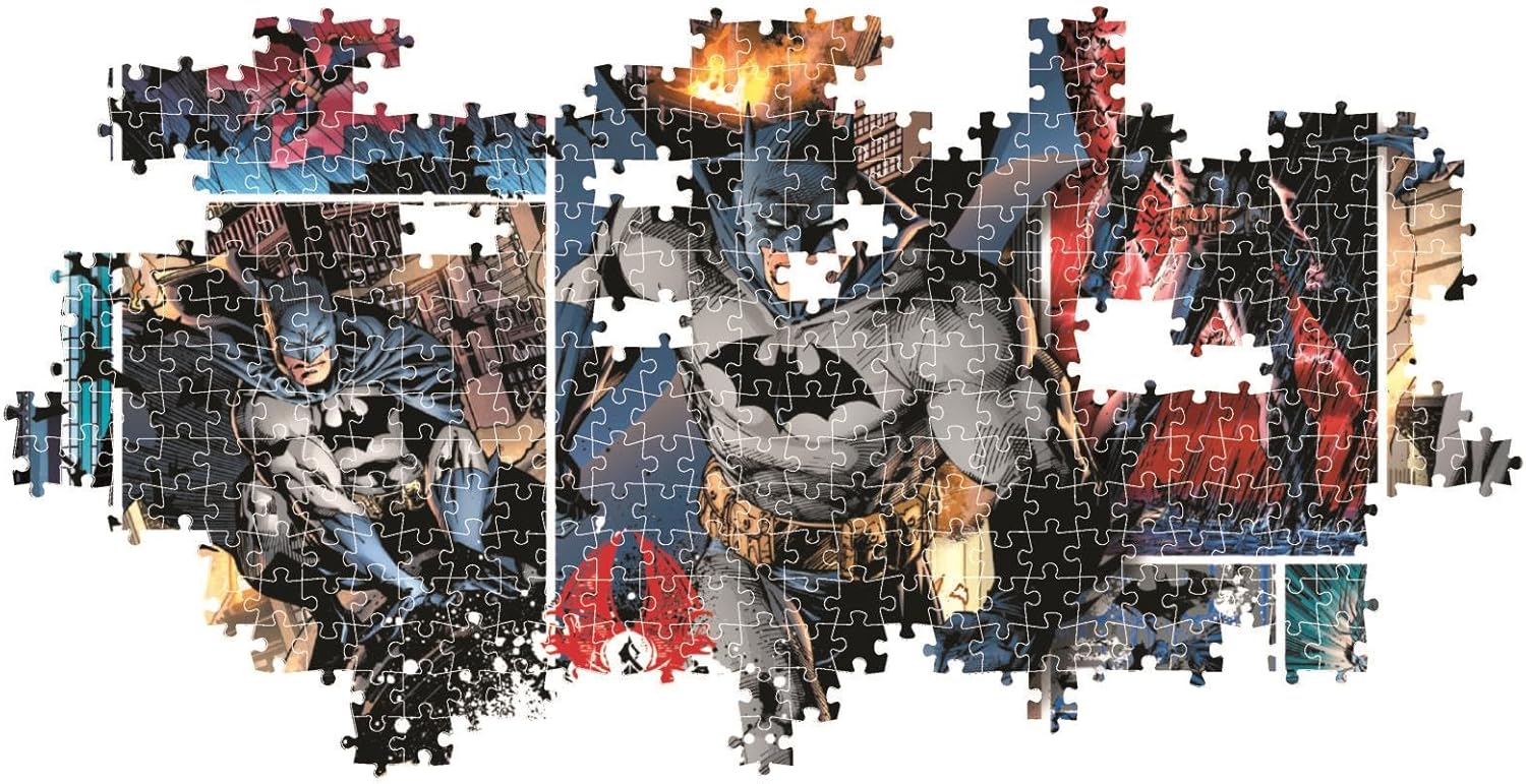 Batman DC Comics, puzzle panorama Clementoni 1000 pièces en boîte compacte – Image 4