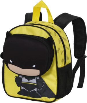 Sac à dos Pocket Batman DC Comics jaune avec poche avant en relief