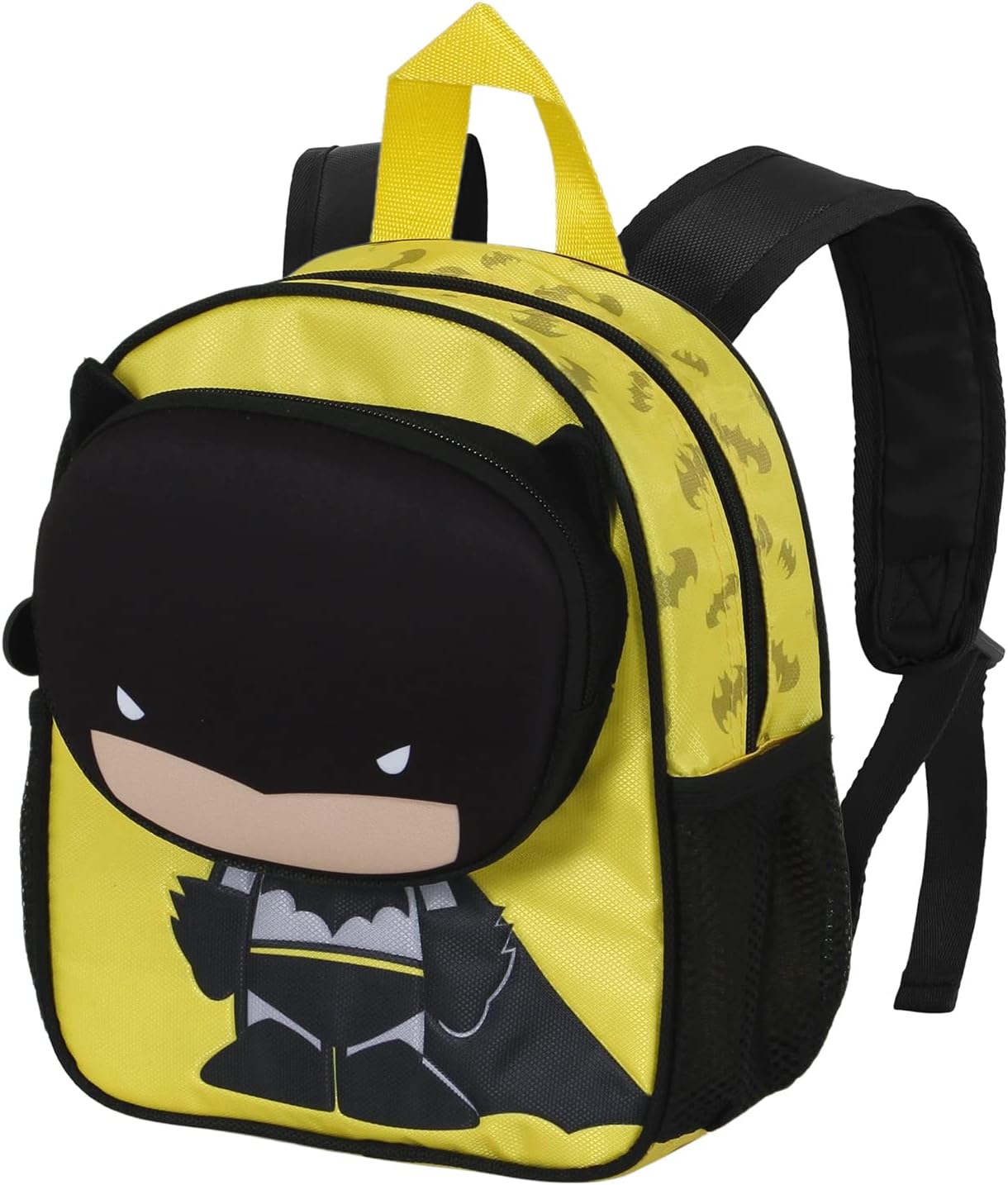Sac à dos Pocket Batman DC Comics jaune avec poche avant en relief