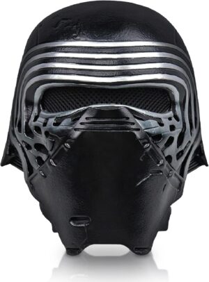 Casque pleine tête Kylo Ren Black Series en résine pour cosplay Star Wars