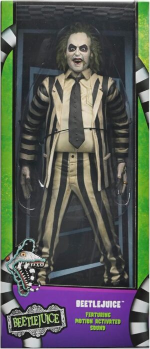 Figurine parlante Beetlejuice 46 cm à l'échelle 1:4