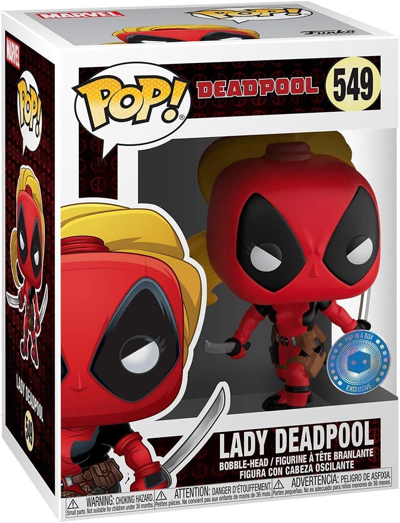 Figurine Funko Pop 549 Lady Deadpool Marvel en vinyle
