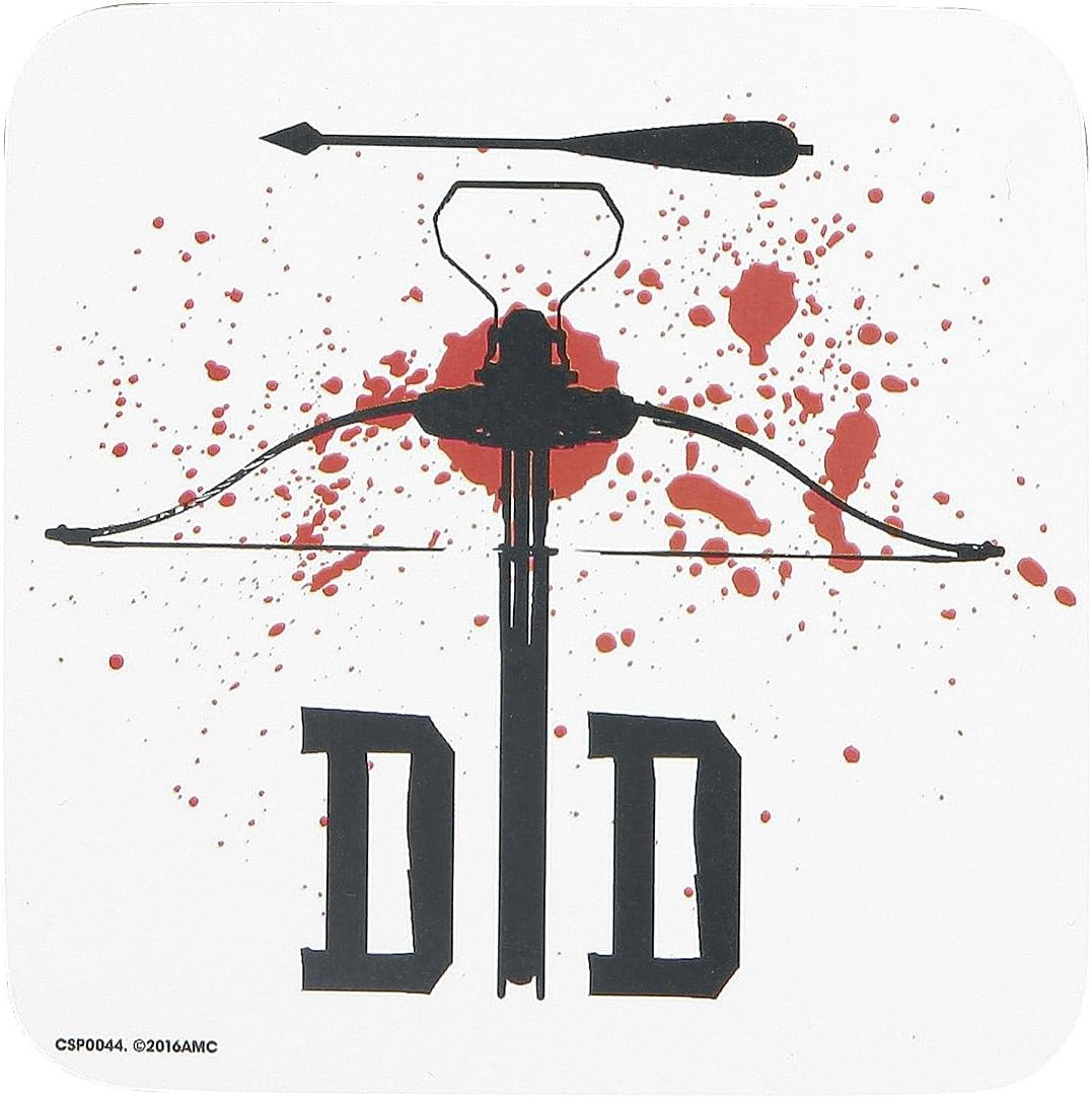 Dessous de verre Daryl The Walking Dead, pack format 9 x 9 cm – Image 7