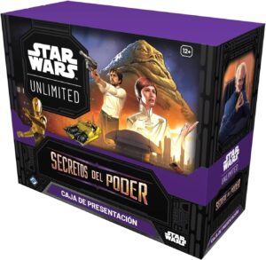 Boîte de pré-lancement Star Wars Unlimited Secrets du Pouvoir, 6 enveloppes, version espagnole