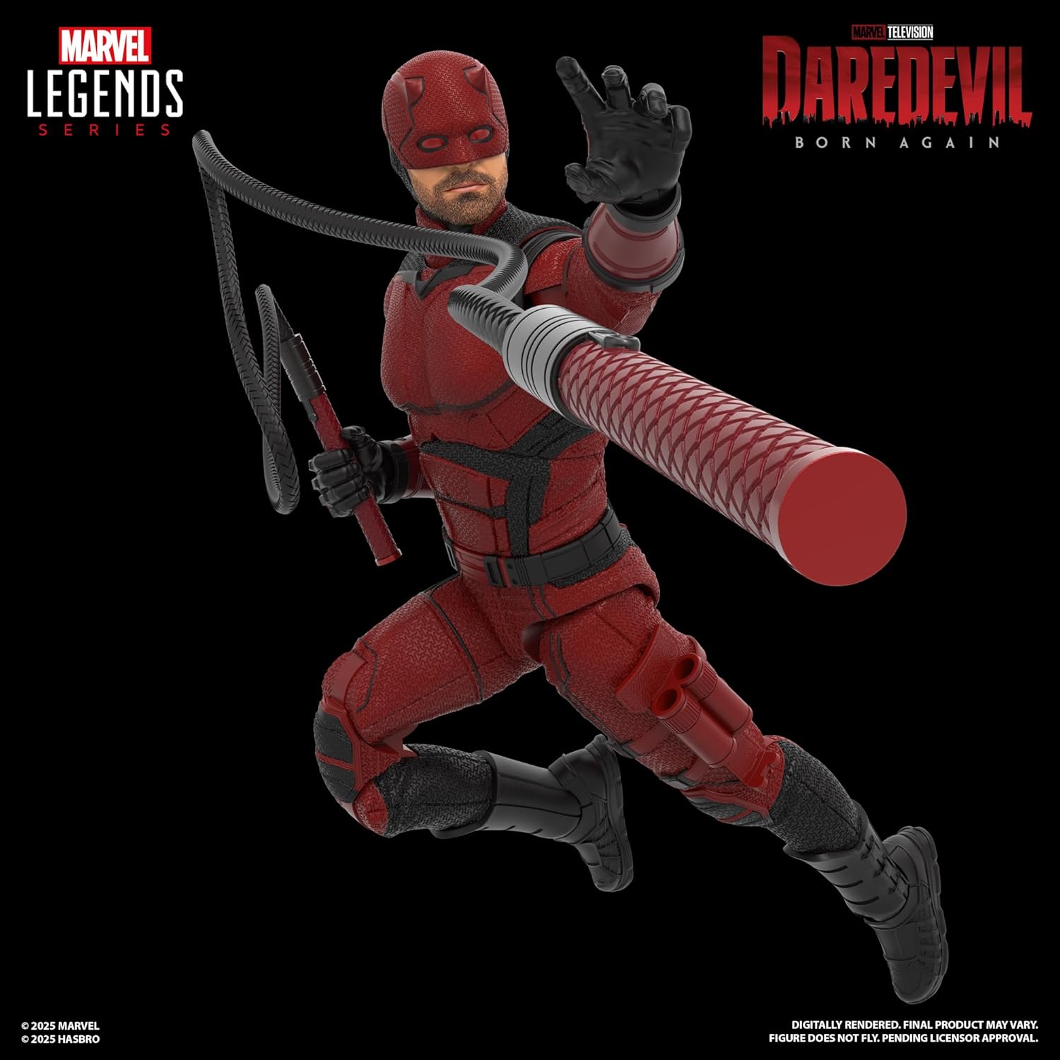Figurine Daredevil Marvel Legends Series Born Again avec 5 accessoires – Image 4