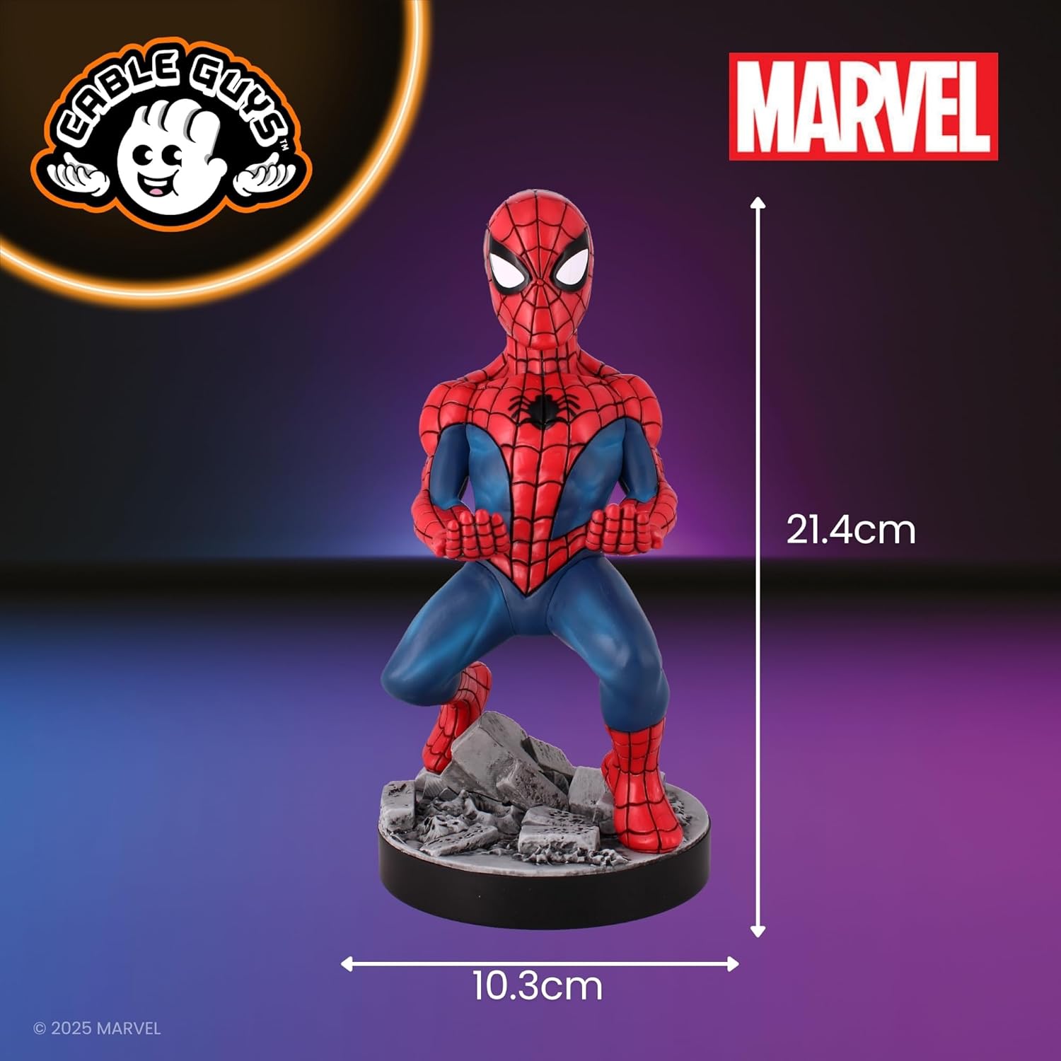 Support Cable Guy Marvel Spider-Man 20 cm pour manette et téléphone – Image 7