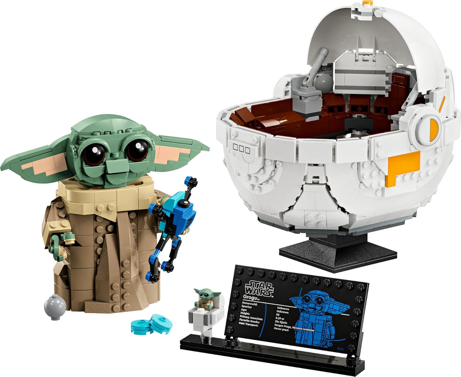 Grogu avec landau LEGO Star Wars The Mandalorian 75403 – Image 4