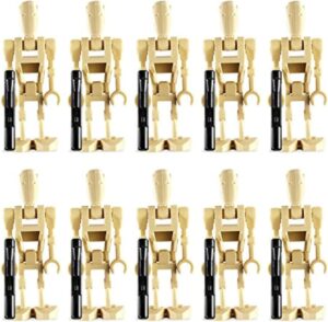 Lot LEGO Star Wars de figurines Battle Droid avec Clone Guns