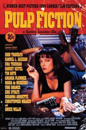 Poster Pulp Fiction de Quentin Tarantino, affiche principale 91 x 61 cm