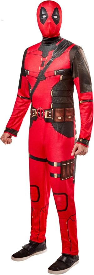 Costume adulte Marvel Deadpool à combinaison imprimée