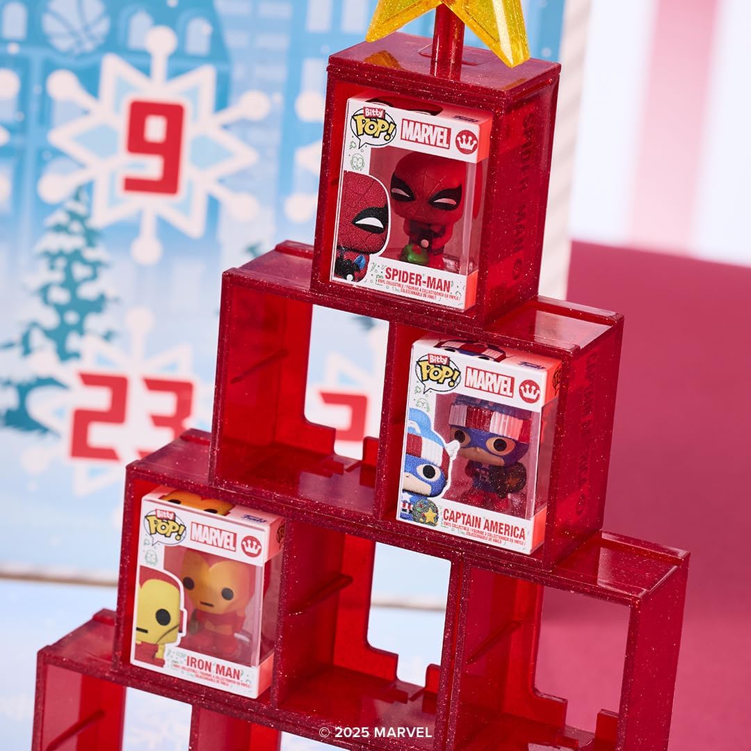 Calendrier de l'Avent Marvel Comics Bitty Pop! Funko avec 24 mini figurines en vinyle – Image 5