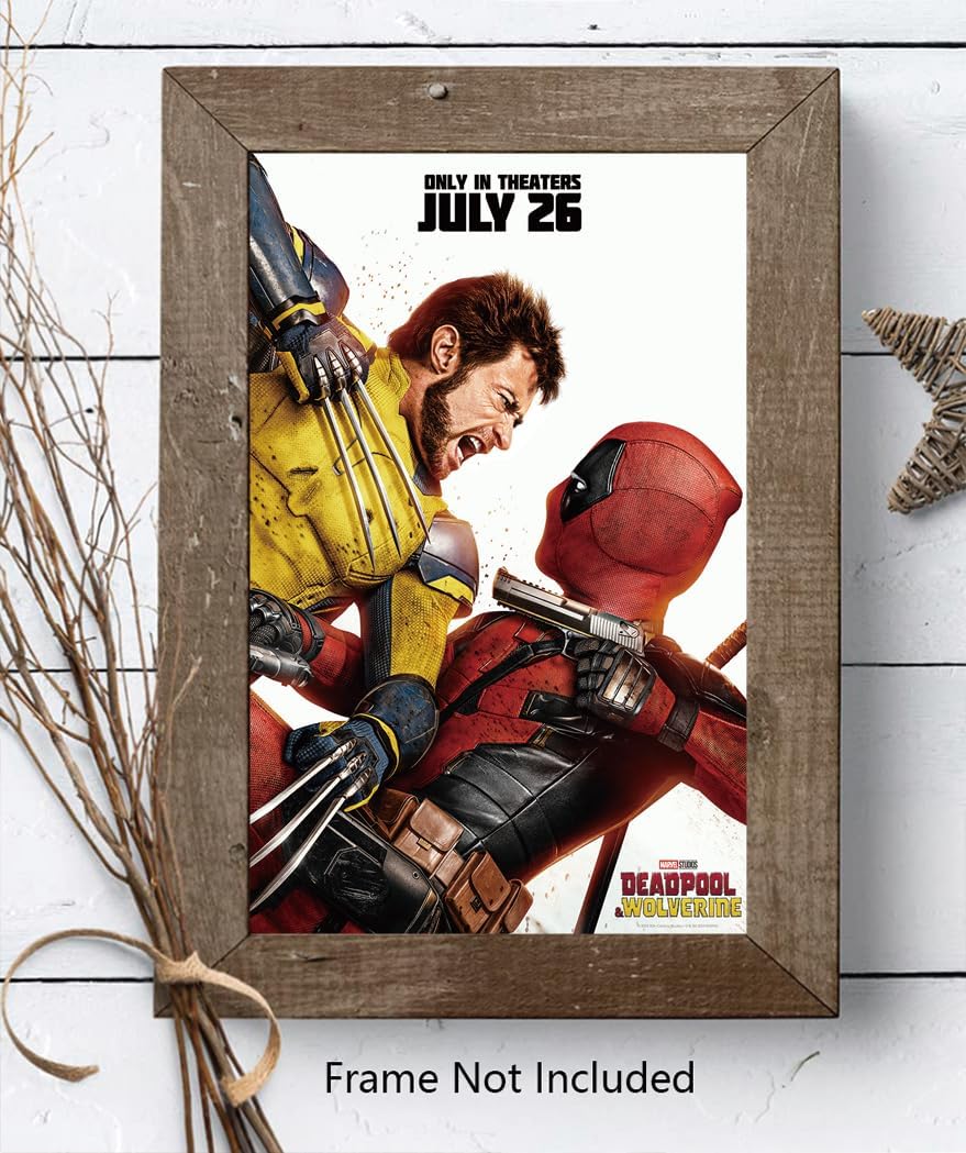 Poster mural Marvel Deadpool & Wolverine film 2, format 38 x 58 cm – Image 4