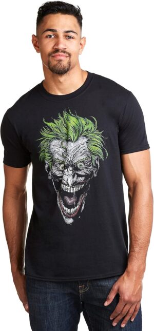 T-shirt homme Joker DC Comics, coupe standard